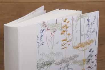Fine lighter linen spine - photo album of "Schreibweise" in Westphalia